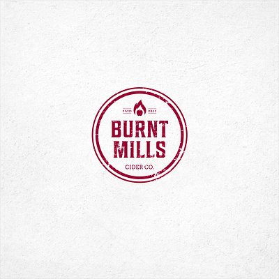 burnt mills logo logo design logos logotype vintage badge vintage font vintage logo