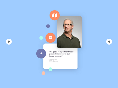 Daily UI - Day 039 - Testimonials dailyui