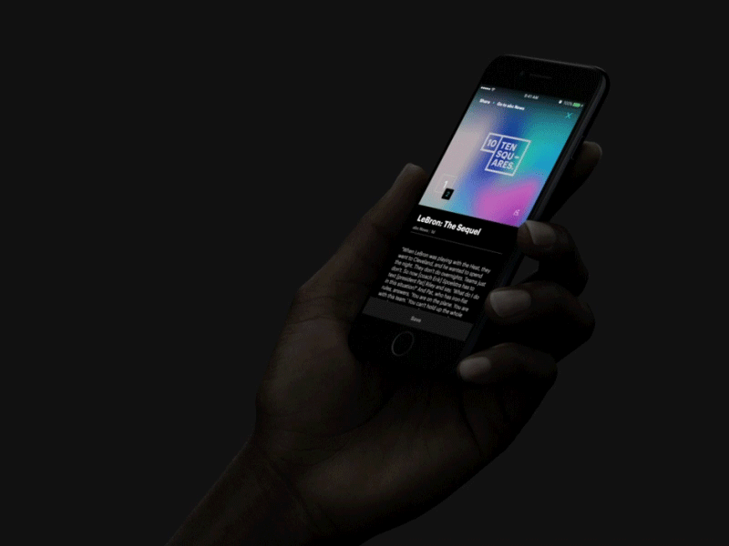 News Scroll app black dailyui gradient hand interface mobile news scroll transition ui uidesign ux