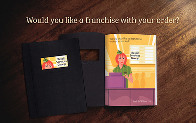 Retail Services Brochure for a Law Firm brochure