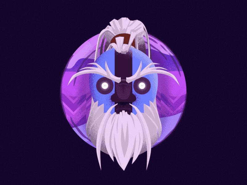 Void Spirit animation cartoon character design dota2 illustration motion vector void