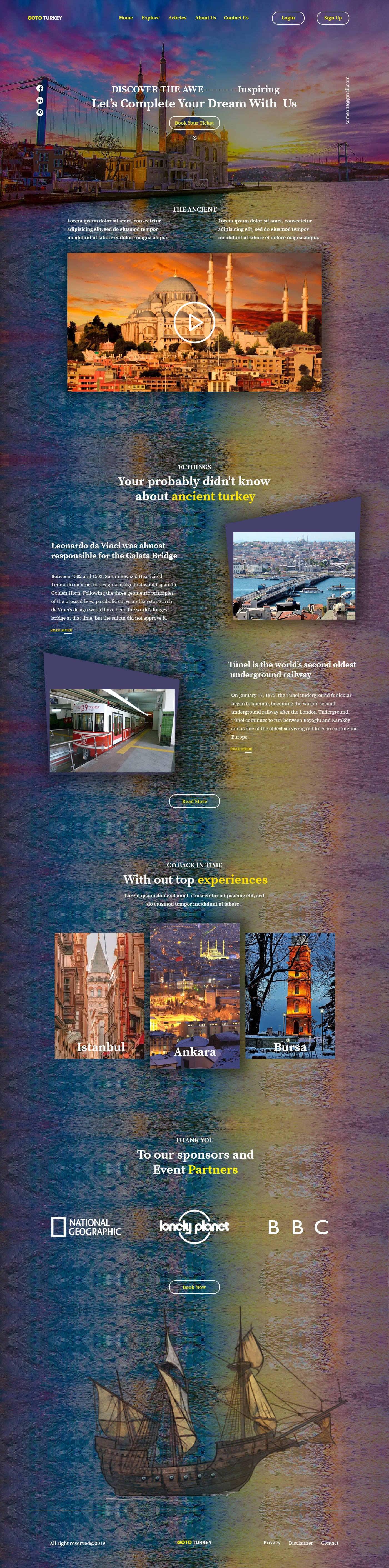 UI/UX Web Design For Travel - Goto Turkey creativeui graphic design landingpage minimaldesign modernui responsivedesign ticket website travel website travelapp traveling website travelwebsite ui design uiuxdesign userexperience ux design web design webdesign website design websiteredesign websites