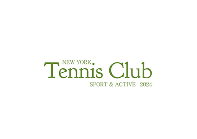 Tennis Club Logo club design logo tennis