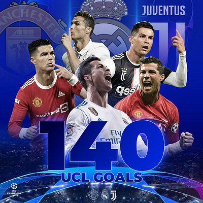 Football Art - CR7 UCL championsleag christianoronaldo footballart graphic design photoshop sportsdesign uefa