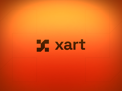 Xart – Logo Design art branding dawn desert design dust flat geometrical gradient graphic design logo minimal minimalism minimalist orange red sun sunglight x letter yellow