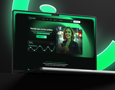 Kiwify Website - Redesign figma design infoproduct kiwify landing page saas saas landing page ui ui design ui ux ux web design website