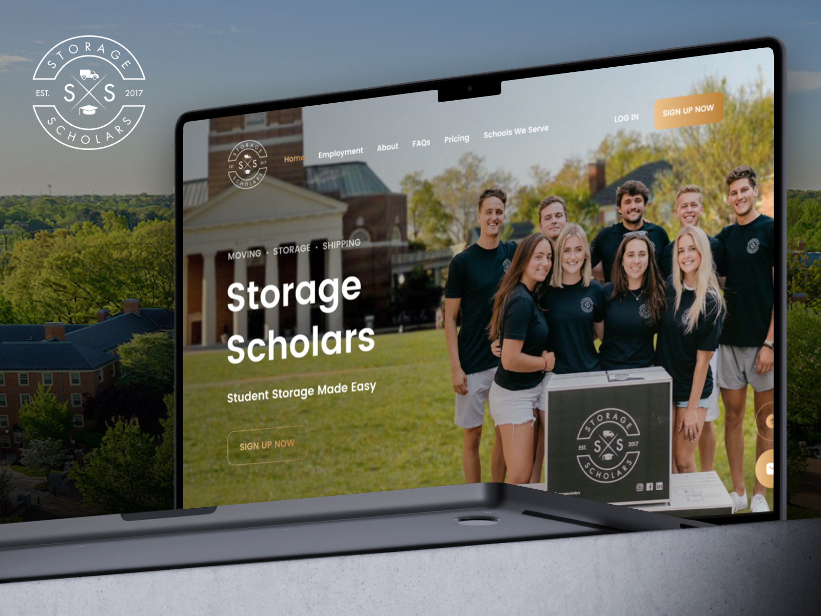 Storage Scholars Website customwebsitedesign design graphic design landingpage ui webdesign webflow webflow designer webflow developer webnemtechnology websitedesign