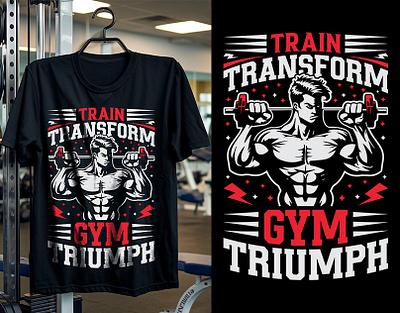 Gym T-Shirt Design apparel best t shirt design branding clothing custom t shirt design fitness graphic design graphic t shirt gym t shirt gym t shirt design illustration t shirt t shirt design t shirt designs trendy t shirt tshirt tshirt design typography typography t shirt design