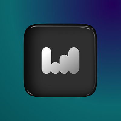 Waveo Music Player Logo Design branding clean creative dark mode figma graphic design logo logo desig modern music music player