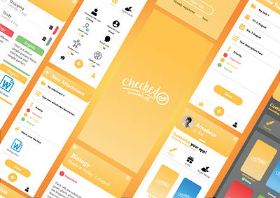 Checked - To Do List Application (Repost) android application application design application ui design ios mobile mobile app mobile ui technologies technology to do list application todolist uidesign