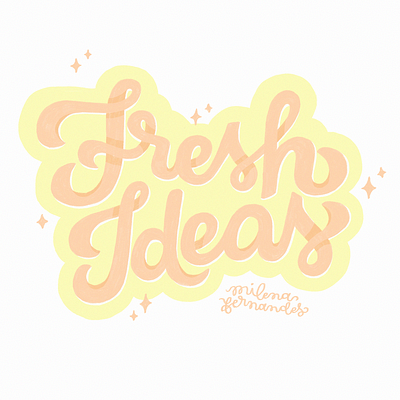 Fresh Ideas adobe photoshop hand lettering lettering pastels