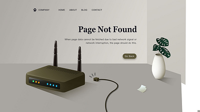404 design illustration web