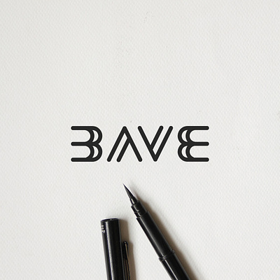 Bave Logotype black design logo logo design logomark logos logotype minimal logo modern logo