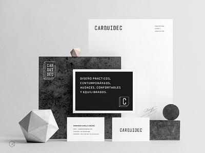 CARQUIDEC BRAND brand identity letterhead logo symbol