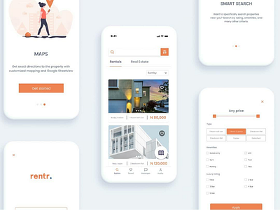 Real estate app app mobile real estate ui ux