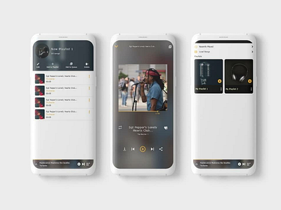 Music app app mobile music ui