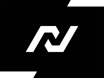 N in Negative Space, logo exploration black and white brand identity branding check mark clever creative exploration flat 2d geometric intelligent letter mark monogram logo logo design n negative space nn smart vector icon mark symbol