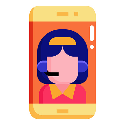 chat call online icon color design icon design icons logo