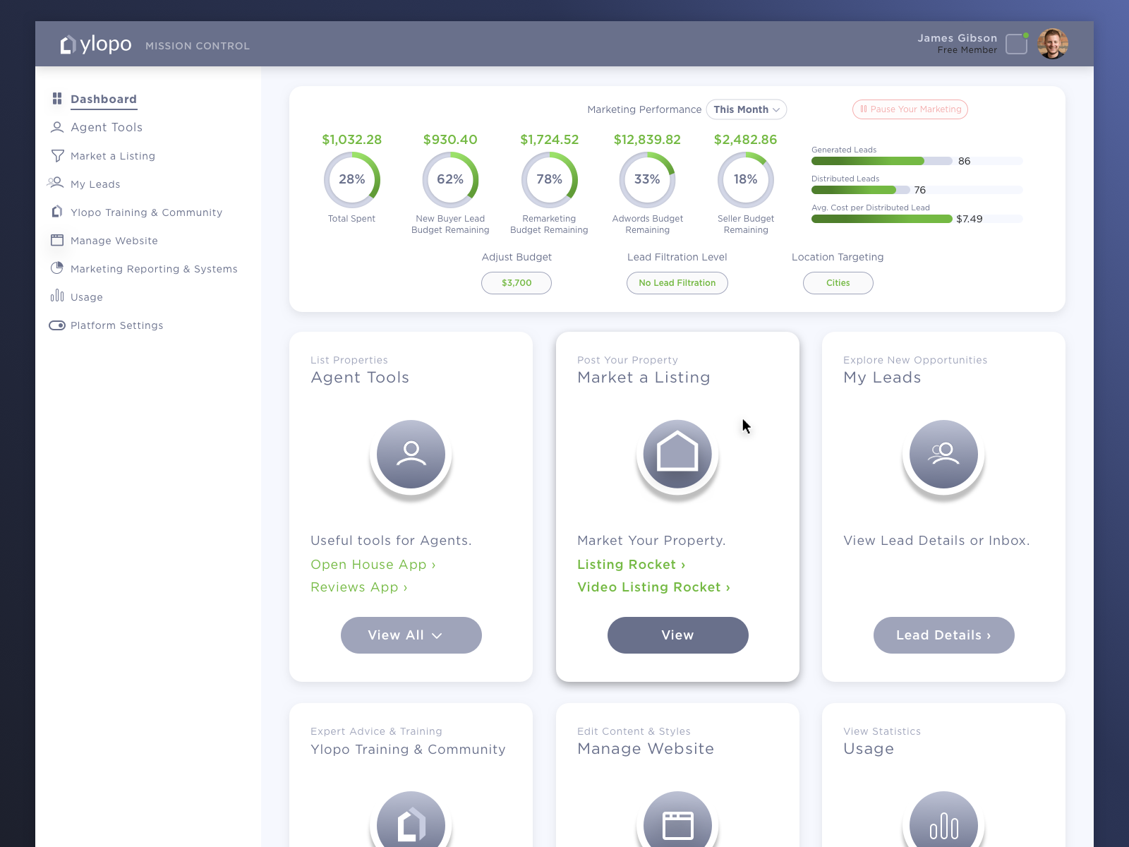 Mission Control Dashboard By Cosmic Motive On Dribbble