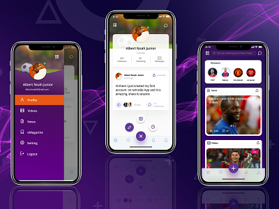 UI/UX Social media football : TwInside App app branding character clean design flat football footballapp footballer footballlogo footballmobileapp footballuiux identity illustration illustrator sportuiux ui uiuxsport ux vector