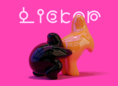 Licker 3d cartoon creature doodle dude jelly latex lick licker meme pink sex