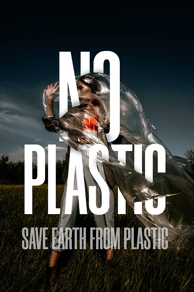 Say no to "Plastic", Save earth from plastic graphics poster poster design save earth stop plastic