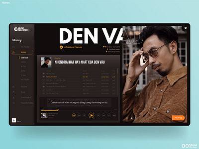 UI Design Music Client 2019 2019 trends branding design illustration illustrator ui ux vector website