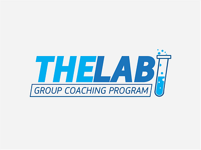 THE LAB (group coaching program) branding coaching design laboratory logo marketing marketing agency since vector