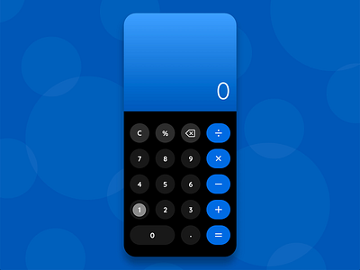 Simple Calculator UI calculator calculator app calculator ui daily ui dailyui design ui