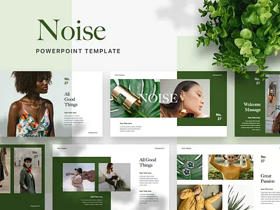 NOISE Powerpoint Template deck google slide keynote pitch powerpoint ppt pptx presentation presentation layout slide template ui