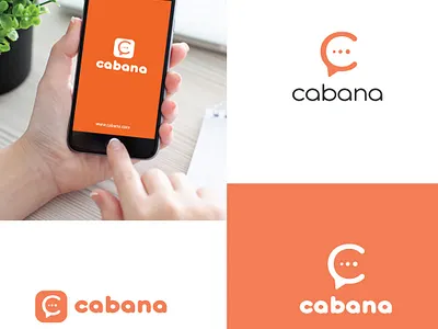 Cabana brand identity branding business logo design creative design icon logo logodesign minimalist morden typography