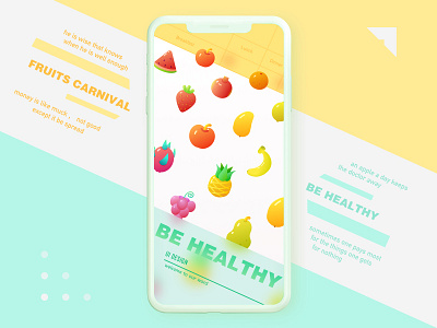 Be healthy ui design