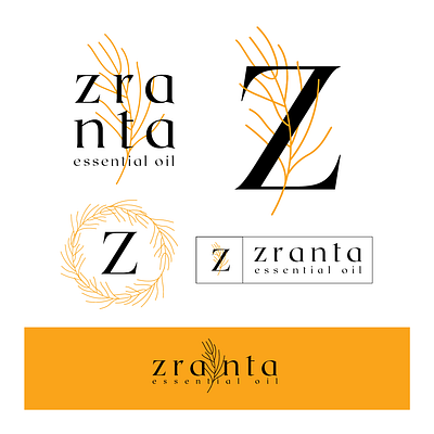 Zranta essential oil logo concept badge badge logo badgedesign branding branding design design essential oil logo logodesign logomark logotypes minimal oil vector