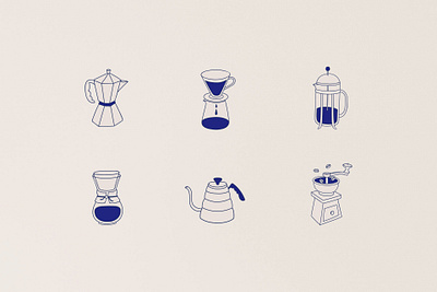 Coffee Branding illustraion branding coffee illustration