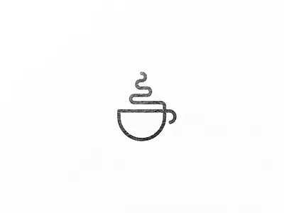 A minimalistic logo design for a coffee shop out of one line. coffeelogo coffeeshoplogo logo logodesign mationdesign minimal logo design minimalistic oneline simple