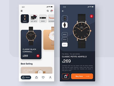 DW shopping shopping ui watch