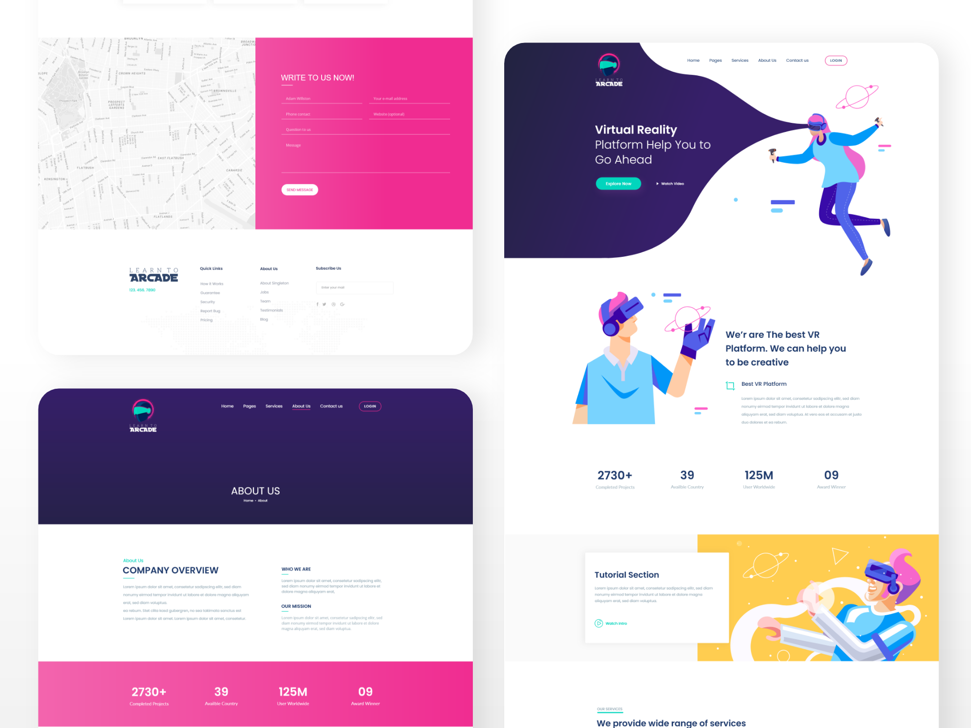Example of Webflow Landing Page Design Service