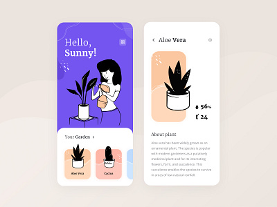 Home garden app app design app ui application design garden house ui