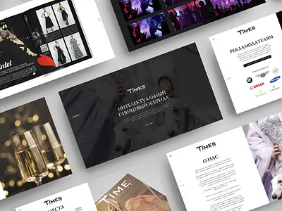 The Times Magazine Website design layout magazine magazine cover magazine design the times times typography ui ux website