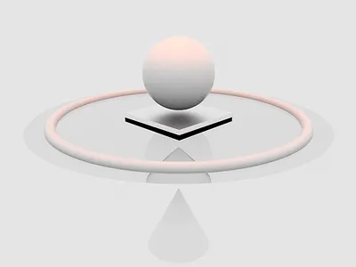 Rotational element 3d 3d illustration after effects animation c4d c4d materials composition geometric uxui web design