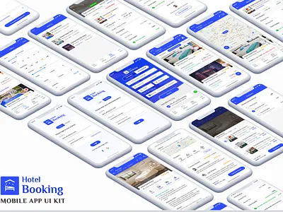 Hotel Booking App UI Kit android app homestay hotel hotel app hotel booking iphone restaurant room booking ui ui kit