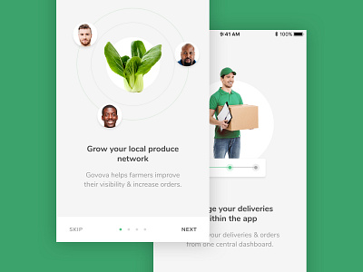 Govova Onboarding app onboarding ui ux