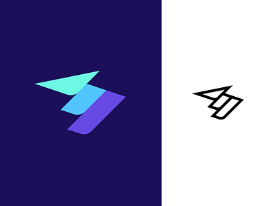 Striking M - Logo-design - ⚡️ bolt brand identity branding colorful create design electric exploration lightning bolt logo logo design neon speed strike striking swift symbol