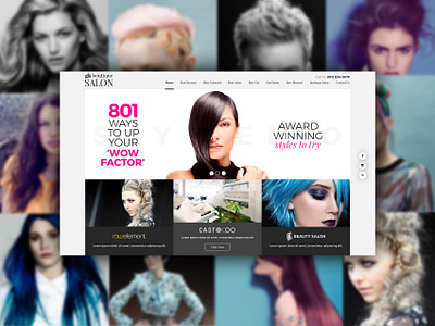 GK Boutique Salon - Web Presentation branding design graphic design identity illustration illustrator type typography web