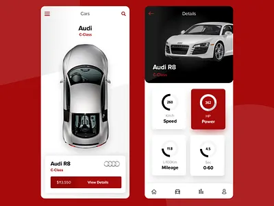 Car Info App car cards ui cars ui clean ui creative design inspiration sketch app ui ux ui design uidesign
