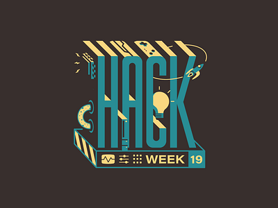 Hack Week citrix design graphic design hack hackathon illustration typography ui ux vector web week