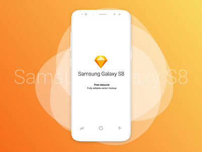 Free resource - Samsung Galaxy S8 design design process design technique free resource free sketch free vector freebie freebies graphic design illustration inspiration mobile visual design