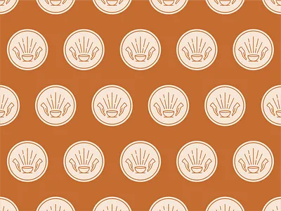 Earthworks Pattern ceramics logo pattern pot pottery