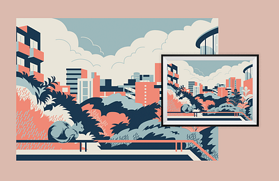 new studio architecture graphic design illustration mexico vector vectorart web