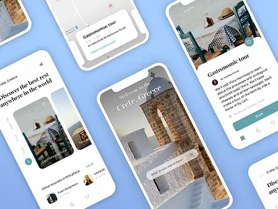 Travel App app booking clean interface mobile mobile app travel trip ui ux